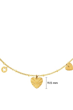 corazones de collar de acero inoxidable  h5 Imagen3