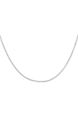 Collana abbagliante White Stainless Steel h5