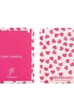 Kids - Smiley necklace Pink & Gold Color Stainless Steel h5 Picture5