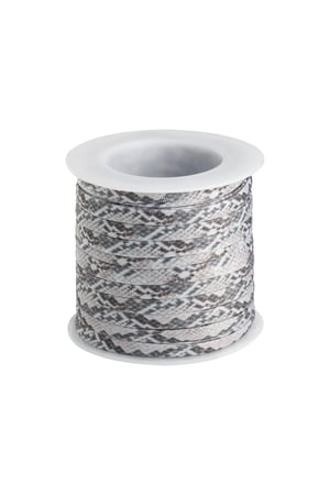 Elastic band DIY Snake - 6MM Black Polyester h5