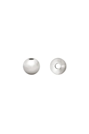 DIY Beads Ball 5MM Silver Color Stainless Steel h5
