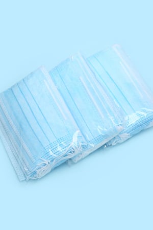 Masque d'hygiène - 100 pièces (Pas de rabais) Light Blue h5 Image4
