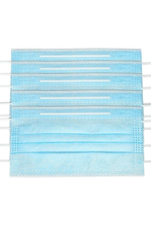 Masque d'hygiène - 100 pièces (Pas de rabais) Light Blue h5 Image2