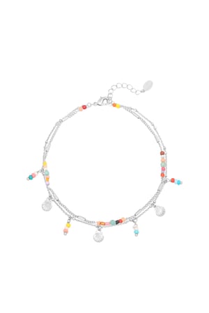 Anklet Day At The Beach Silver Color Copper h5