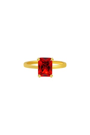 Ring Shimmer Rot Kupfer 16 h5 