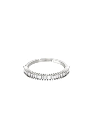 Kupfer verstellbarer Ring farbig Weiß One size h5 