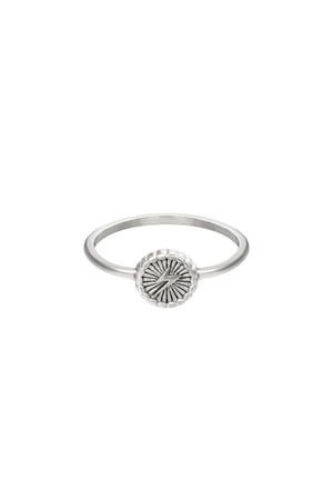 Ring strahlender Donner Silber Edelstahl 16 h5