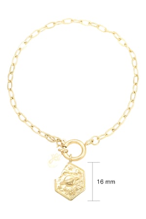 Armband Out Of Space Goldfarbe Edelstahl h5 Bild2