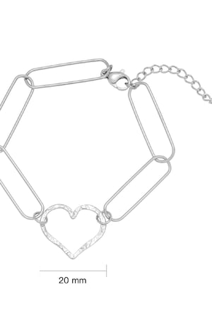 Armband Sweetheart Silber Edelstahl h5 Bild2