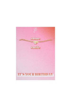 Armband It's Your Day - 1985 Goldfarbe Edelstahl h5 