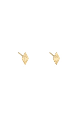 Earrings Small Copper Gold Color Stainless Steel h5