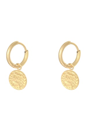 Boucles d'oreilles Ancient Coin Acier inoxydable h5 Image2