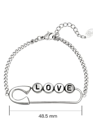 Armband Safety First Zilver Stainless Steel h5 Afbeelding3