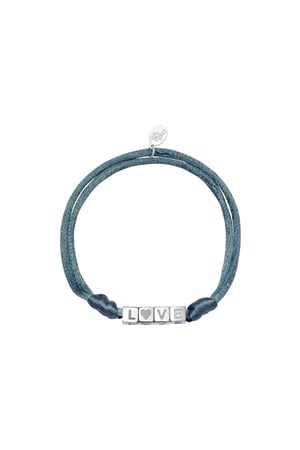 Armband Satin Love Roze Stainless Steel h5 