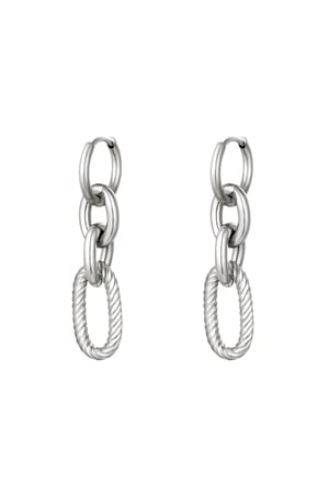 Boucles d'oreilles Spicy Argenté Acier inoxydable h5 