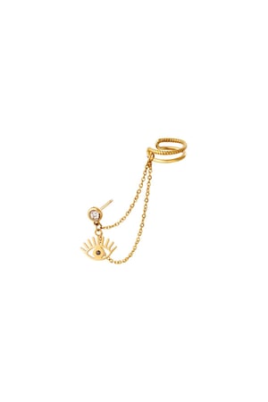 stainless steel earcuff eye  h5
