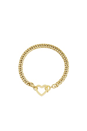 Bracelet Lovely Gold Color Stainless Steel h5 