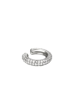 Pietre di zircone del polsino dell'orecchio Black & Silver Color Copper h5