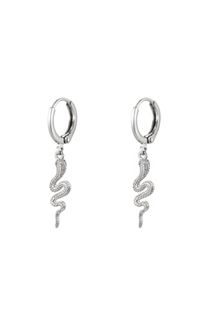 Ohrringe Special Snake Silber Vergoldet h5 