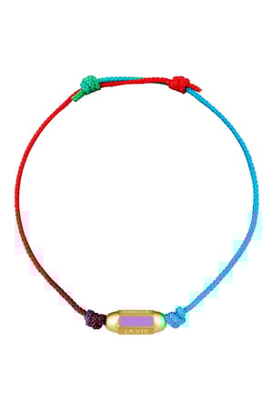 Armband La Vie Amour Mehrfarbig Multi Edelstahl h5 Bild2
