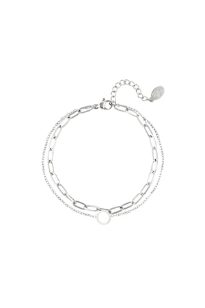 multi-layered stainless steel bracelet  h5