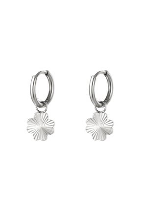 Stainles steel earrings clover Gold Color Stainless Steel h5