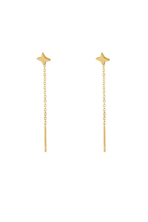 Collana Orecchini in Acciaio Inossidabile Diamante Gold Stainless Steel h5 