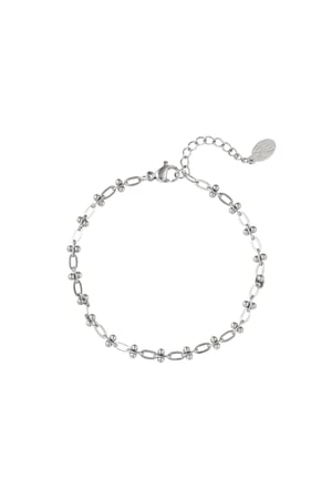 Edelstahlarmband Silber h5 