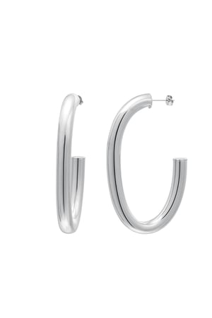 Massive hoop earrings  Gold Color Stainless Steel h5 