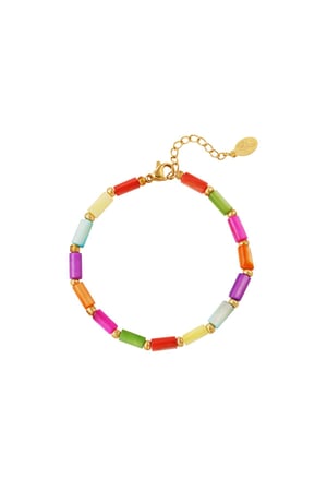 Buntes Armband - Rainbow-Kollektion Multi Edelstahl h5 
