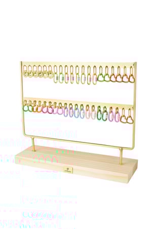 Complete earrings display summer colors 20 pairs Multi Stainless Steel h5 