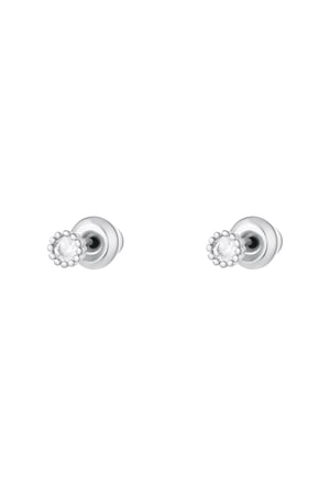 Ohrstecker Zirkon - Kollektion Sparkle Goldfarbe Kupfer h5