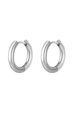 Creoles basit L Gold Stainless Steel h5 