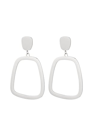 Hanging earrings chic Gold Color Stainless Steel h5