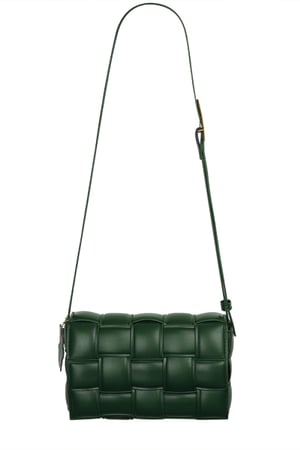 Bolso Cassette Verde Poliuretano h5 Imagen3