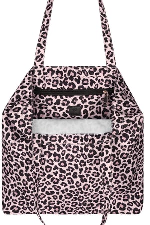 Canvas tas met luipaardprint Multi Polyester h5 Afbeelding5
