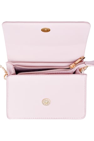 Sac en PU avec clous étoiles et bandoulière chaîne Vert Polyuréthane h5 Image5