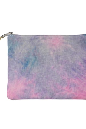 Tie Dye Love Pouch Groen Blauw Katoen h5 Afbeelding2