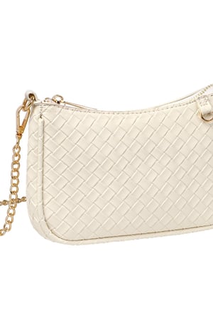 PU Umhängetasche Geflochtene Bescheidenheit Lila Polyurethan h5 Bild6