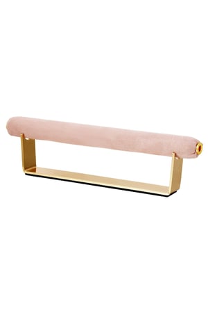 Display ring soft fabric Pink Imitation Suede h5