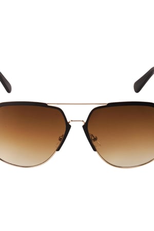 Gafas de sol piloto Marrón Metal One size h5 Imagen2