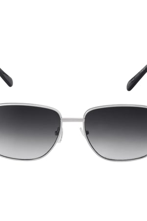 Sonnenbrille in dunklen Tönen Grau & Goldfarbe Metall h5 Bild6