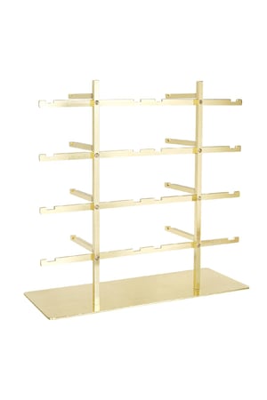 Gold color metal sunglasses display h5 Picture2