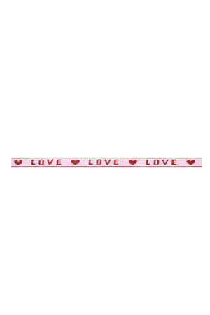 Armbandband Liebe Offwhite Polyester h5 