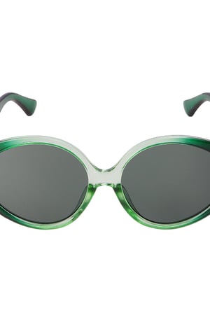 Lunettes de soleil rondes Vert PC One size h5 Image3