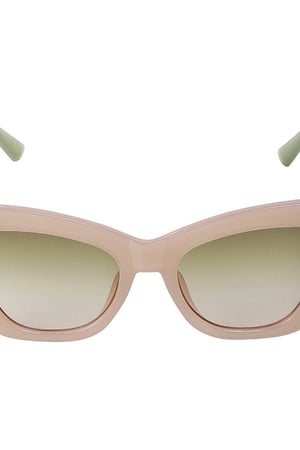 Sonnenbrille mit großem Rahmen Rosa PC One size h5 Bild2