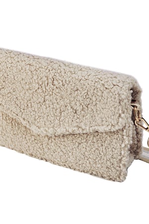 Handtas teddy basic Beige Polyester h5 Afbeelding4