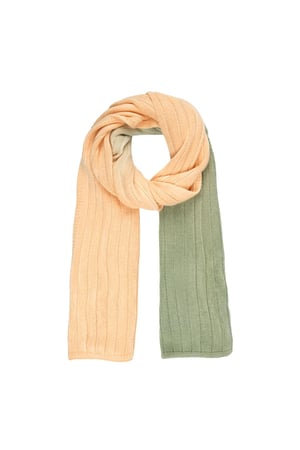 Tie dye scarf Green Acrylic h5