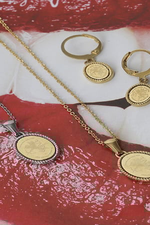 Necklace Cupid Argenté Acier inoxydable h5 Image2