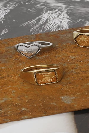 Ring Mermaid Vibes #18 Gold Color & Silver Stainless Steel h5 Picture4